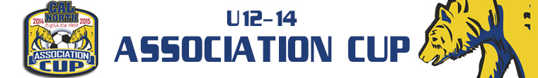 2014-2015 Association Cup U12-U14 banner